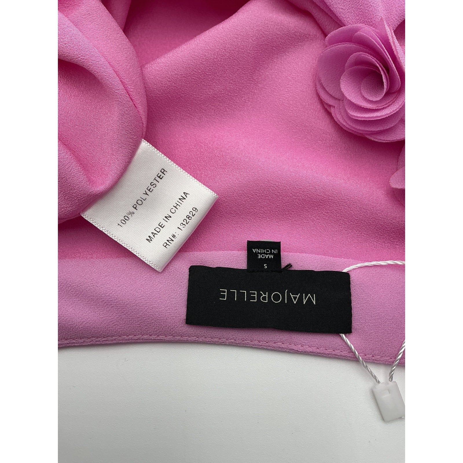 Majorelle 'Brittan' Pink Polyester Top Size S
