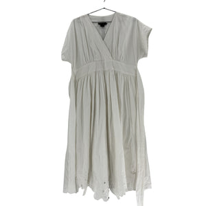 Hatch Floral Embroidered White Carolina Dress Size 2