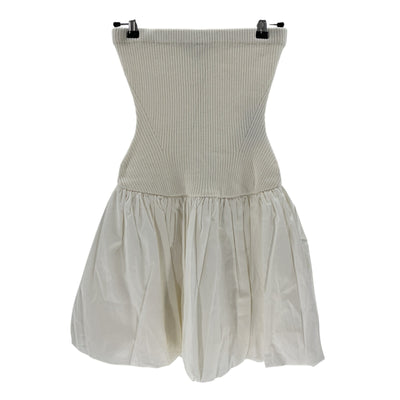 Reformation 'Margot' Beige Cotton Mini Dress Size S