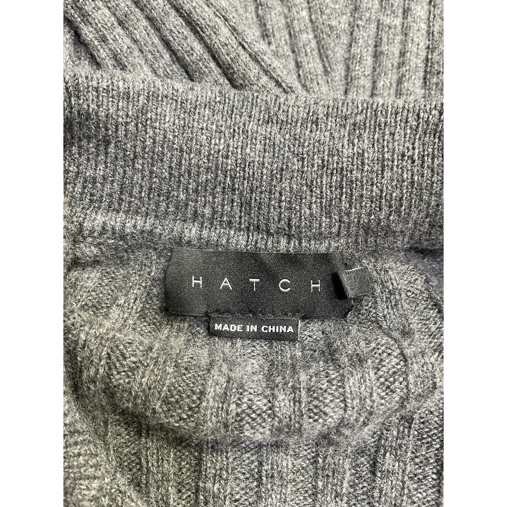 Hatch 'The Addie' Grey Wool Polo Sweater Dress Size 1