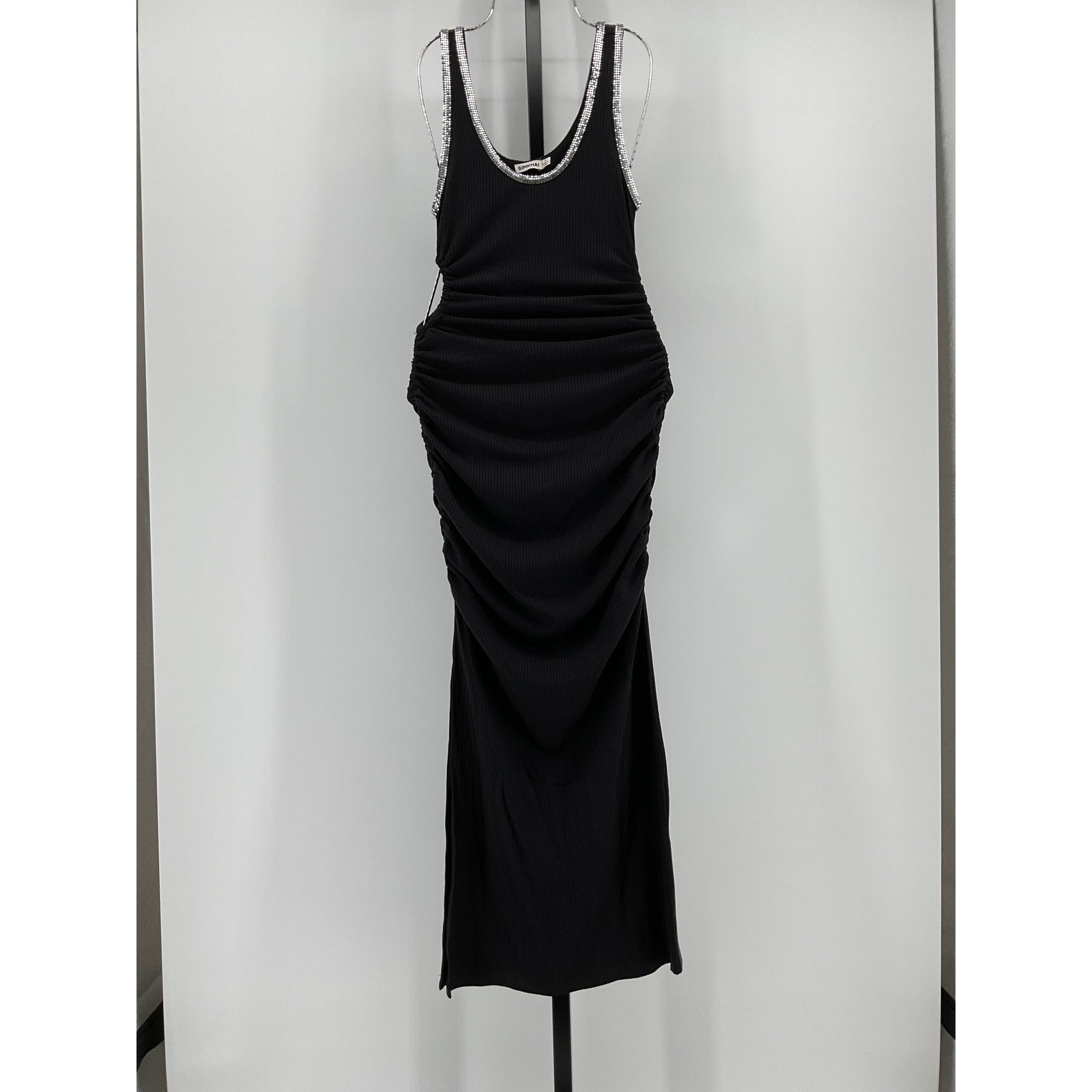 Simkhai 'Darian' Black Tencel Lyocell Dress Size XS