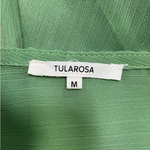 Tularosa Sheer Green Ina Dress Size M