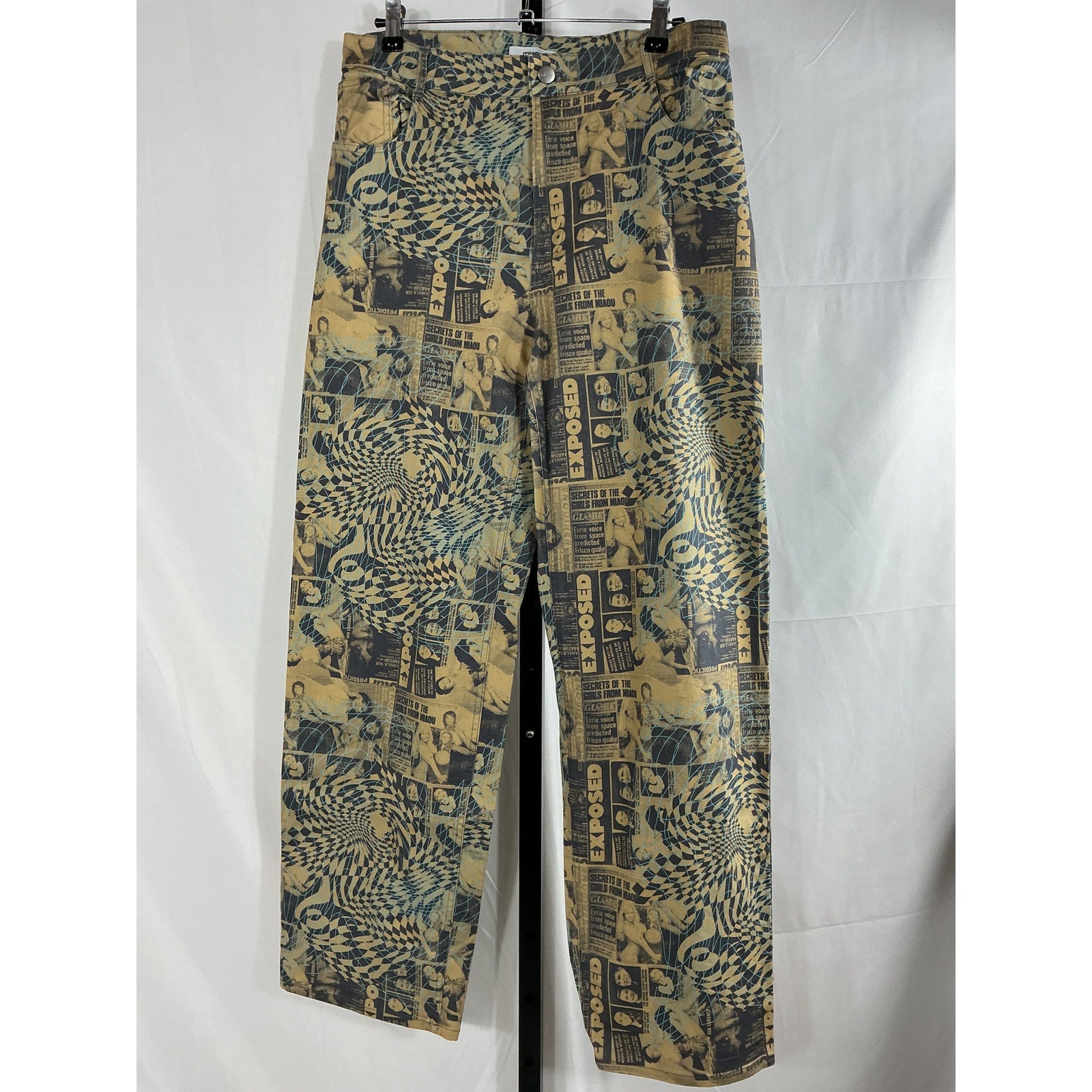 Miaou 'Fargo' Beige Cotton Pants Size L