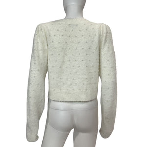 Majorelle Embellished Cream Vivica Cardigan Size S