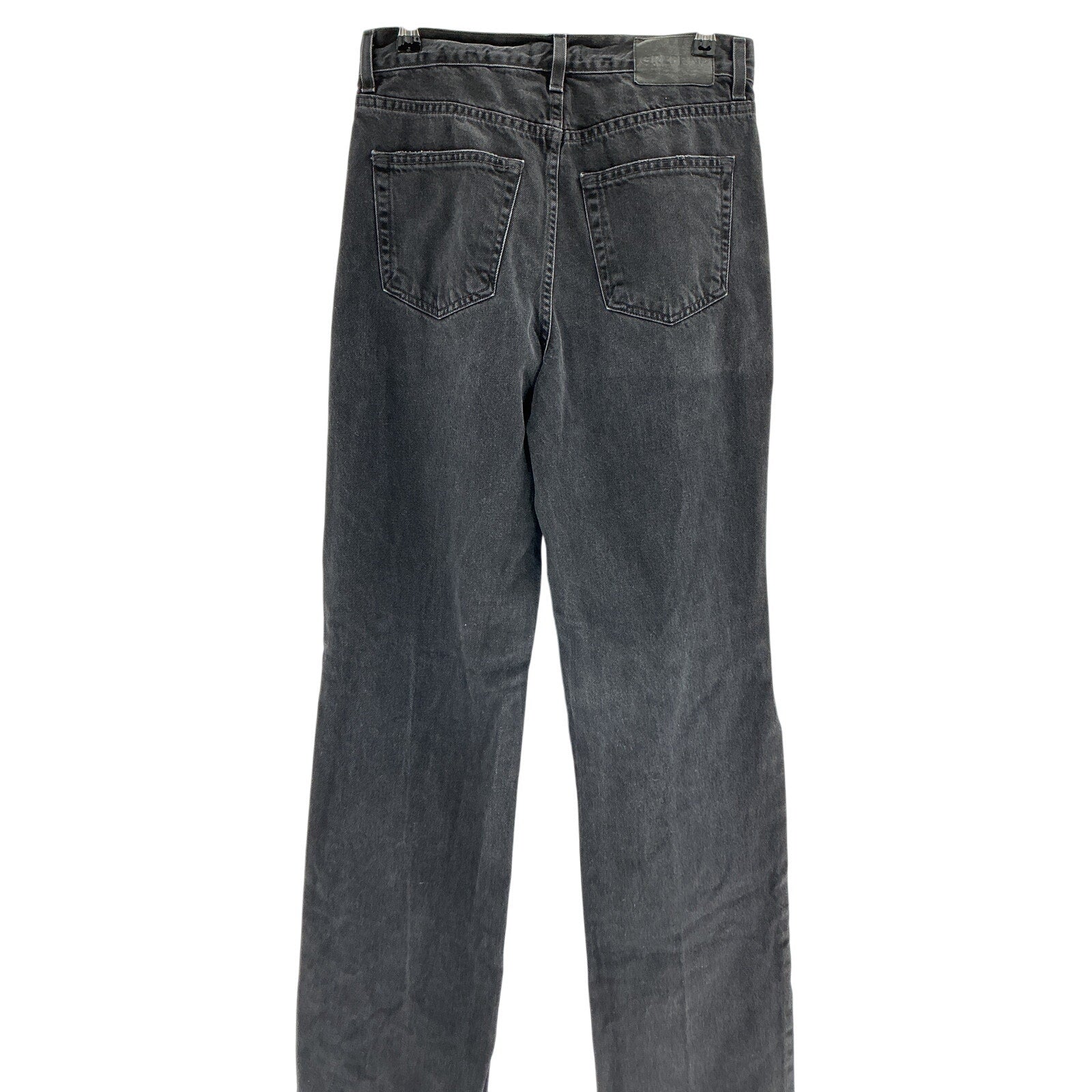 Grlfrnd 'Bella' Black Cotton Low Rise Boyfriend Jean Size 24