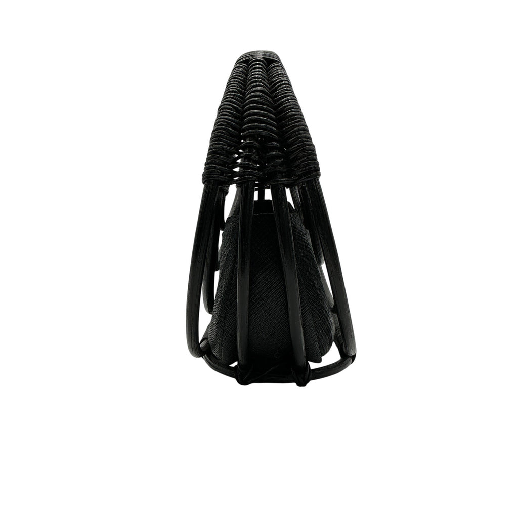 Aranaz 'Curba' Black Mini Handbag