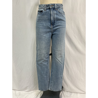 Khaite 'Albi' Blue Cotton Straight Denim Jean Size 27