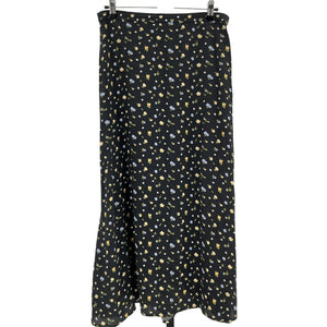 Reformation 'Bea' Black Viscose Skirt Size 8