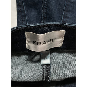 Frame 'Le' Blue Crop Mini Boot Size 24 - NWT