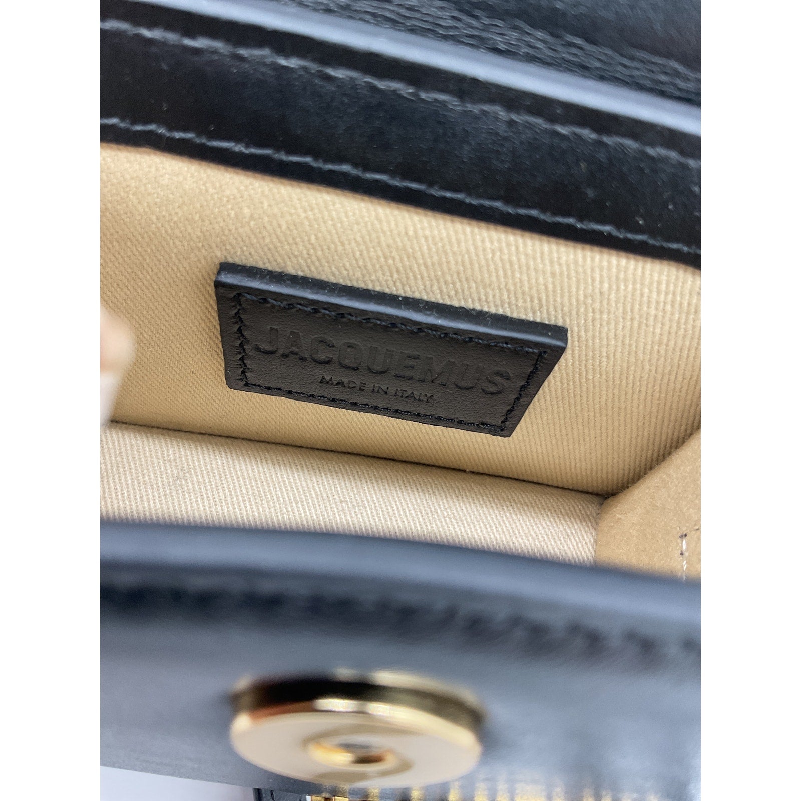 Jacquemus 'Le' Black Leather Chiquito Bag
