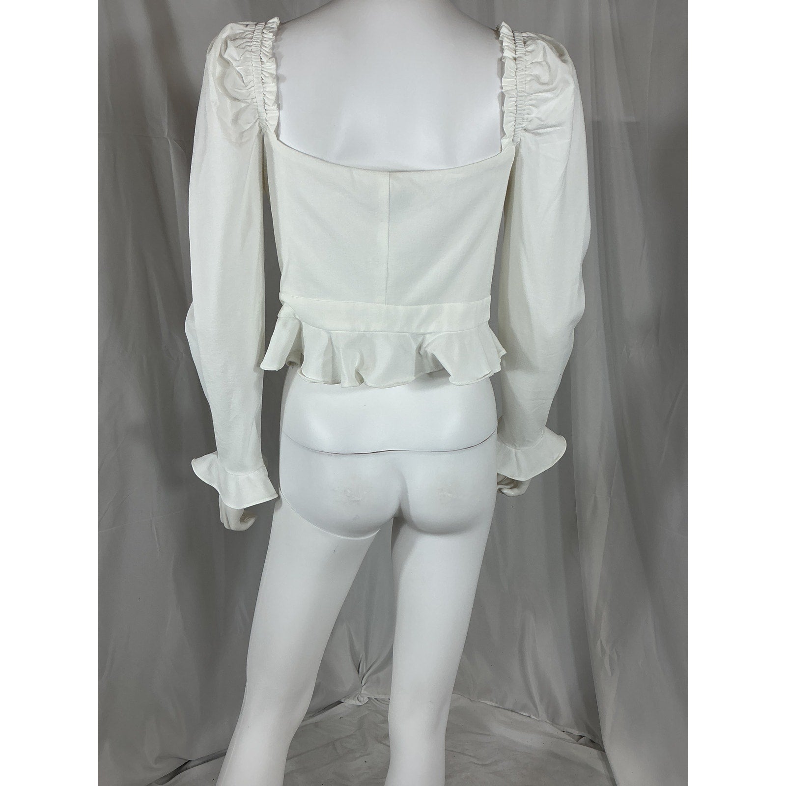 Majorelle 'Corie' White Rayon Top Size M