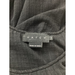 Hatch 'The Lola' Black Cotton Blend Mini Dress Size 2
