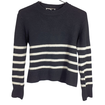 Frame Classic Noir Multi Clean Crewneck Sweater Size S/P