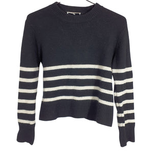 Frame Classic Noir Multi Clean Crewneck Sweater Size S/P