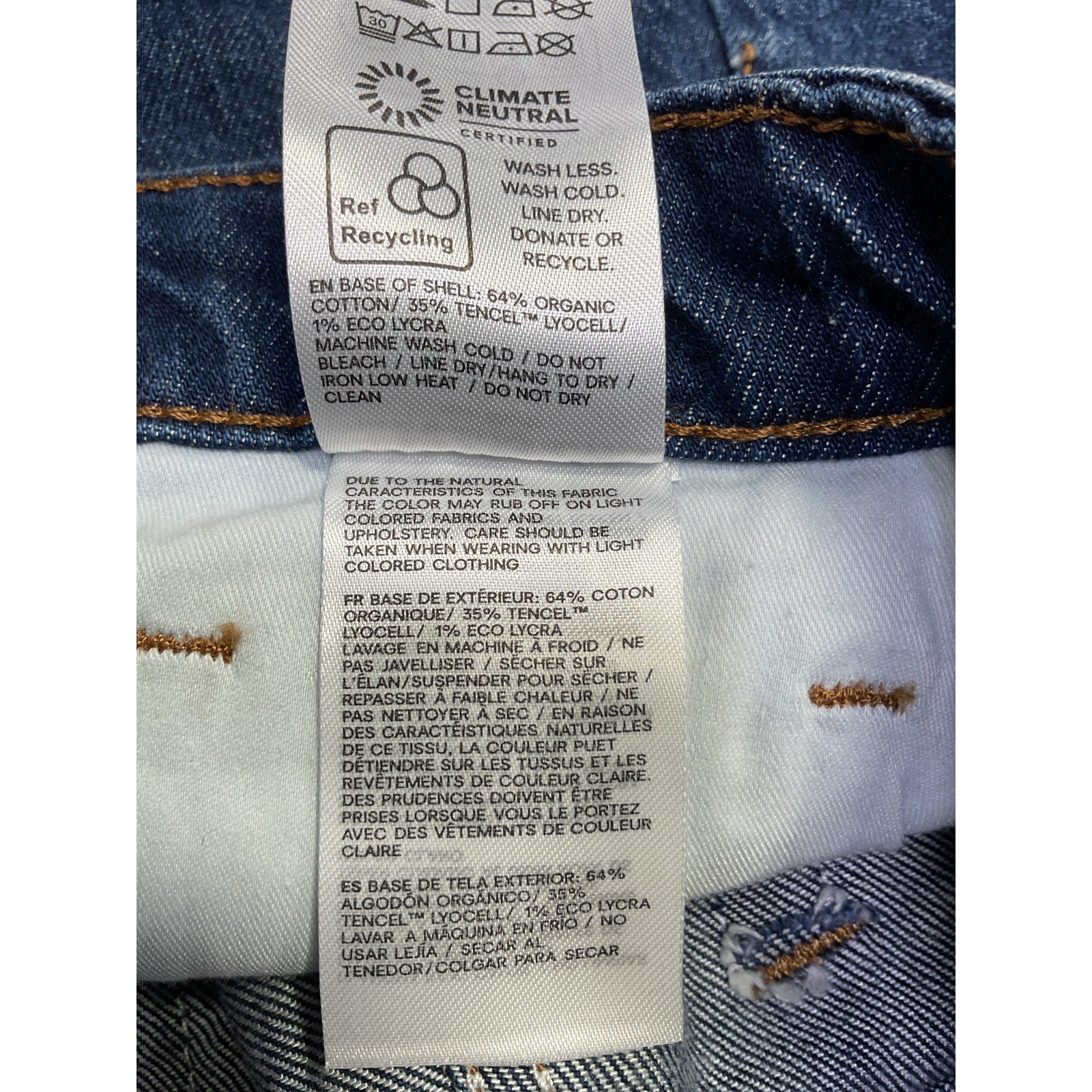 Reformation 'Norah' Blue Cotton Stretch High Rise 3.5� Denim Jean Shorts Size 27