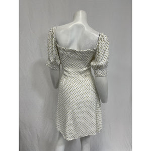 Faithfull The Brand 'Dulcia' White Rayon Mini Dress Size M