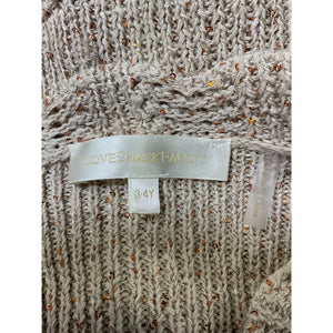 Loveshackfancy 'Lovella' Tan Cardigan Size 3/4