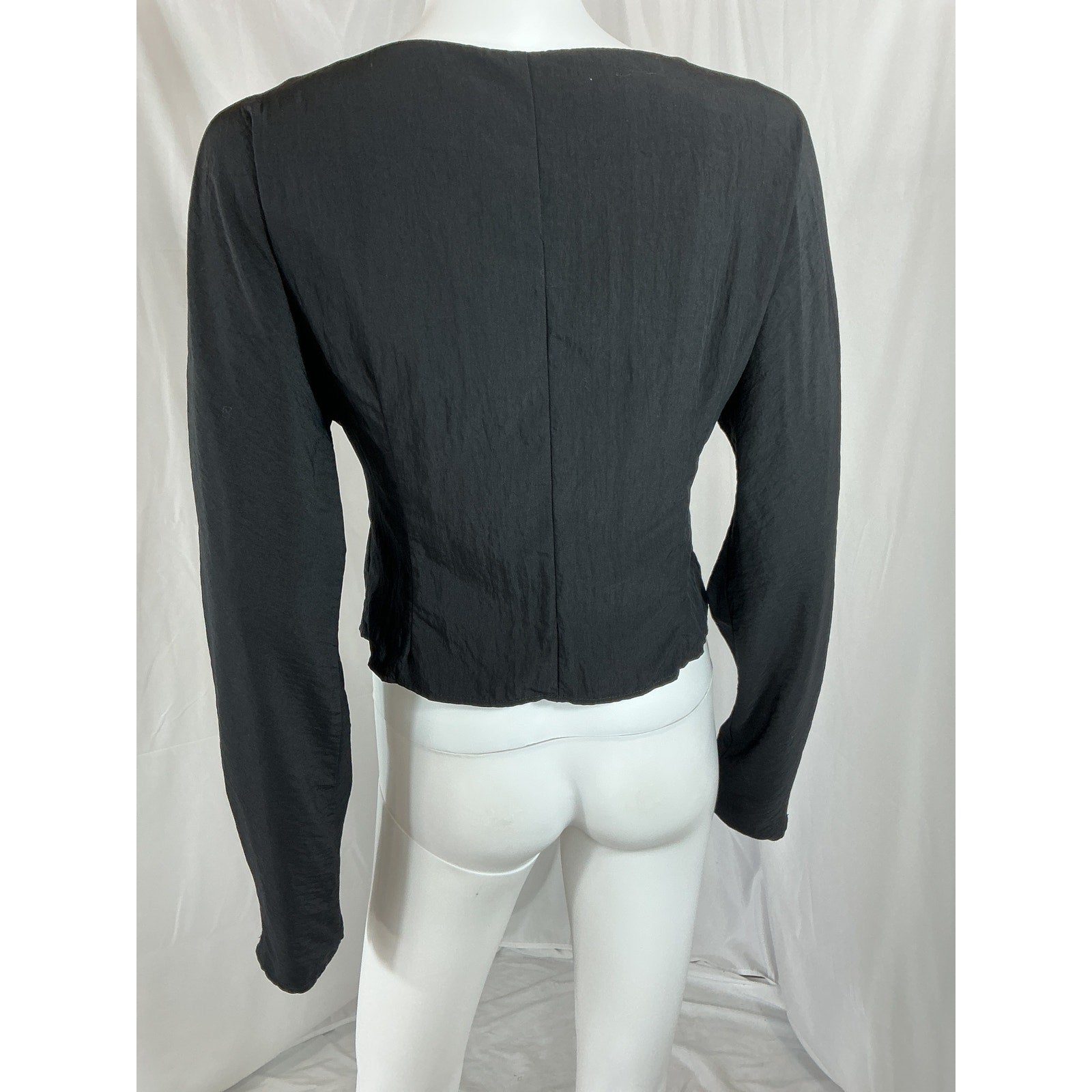 The Line By K 'Zhade' Black Rayon Top Size S