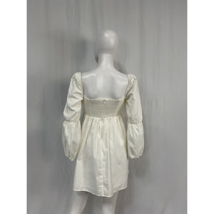 Reformation 'Michaela' White Cotton Dress Size 2