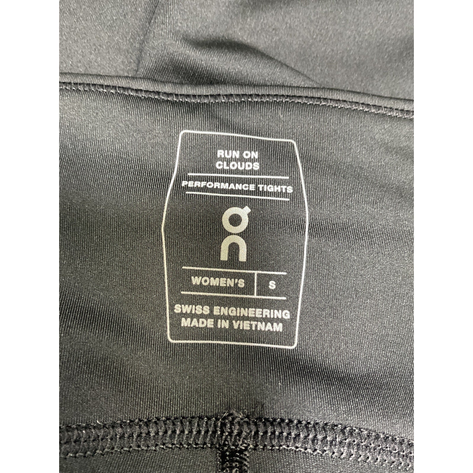 On Performance Black Tights Legging Size S