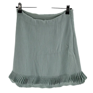 Alexis Ruffled Ice Blue Ashe Skirt Size L