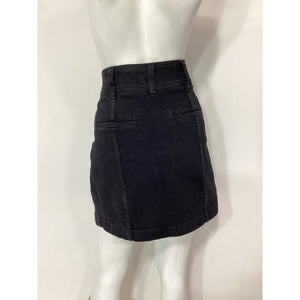 Sézane 'Savine' Black Denim Skirt Size 38