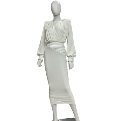Neiman Marcus Elegant White Lover Man Dress Size 4 NWT