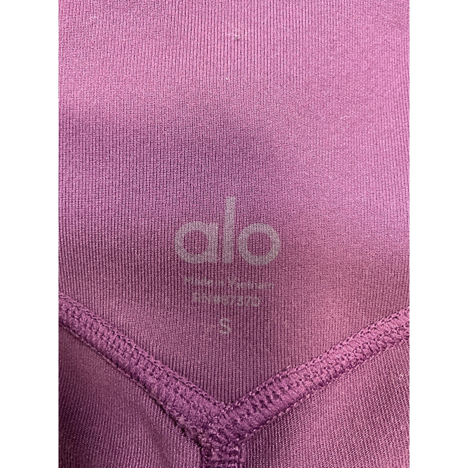 Alo Yoga Airbrush High-Waist Purple Nylon Highlight Goddess Legging Size S