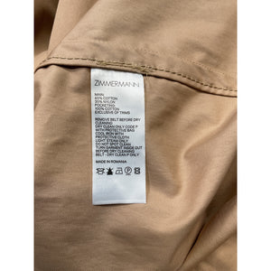Zimmermann Long Trench Coat - Size 1 AU / US 4