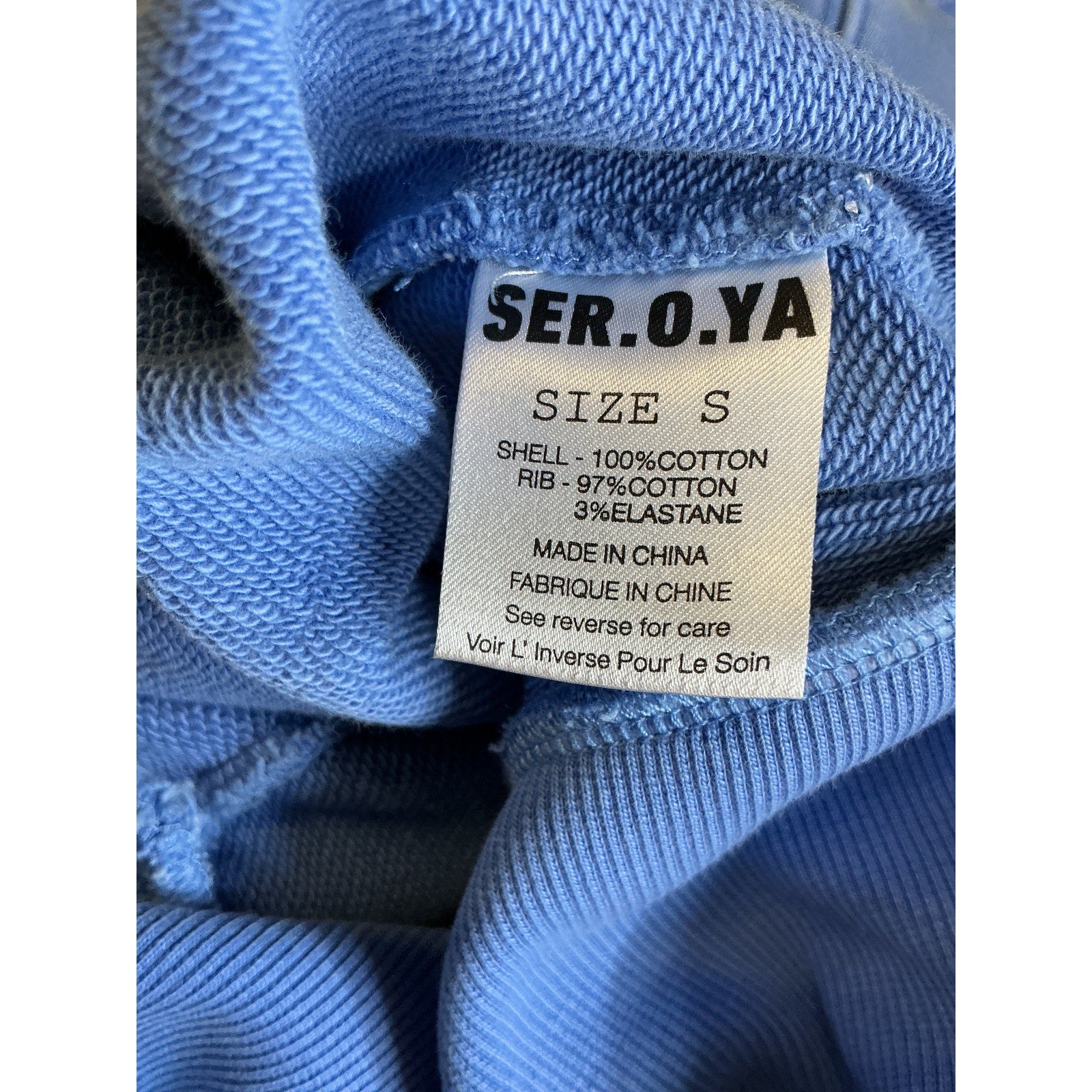 Ser.O.Ya 'Rory' Blue Cotton Dress Size S