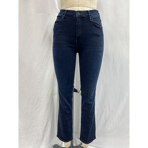 Mother 'The Mid' Blue Rise Dazzler Ankle Jeans Size 28