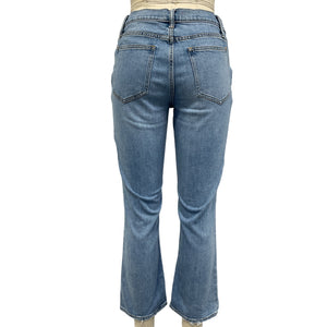 Hatch Classic Light Wash Crop Maternity Denim Jeans Size 27