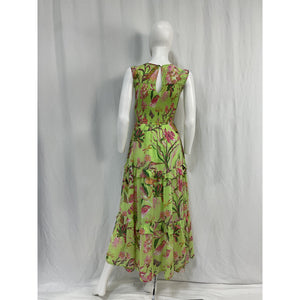 Banjanan 'Iris' Green Cotton Dress Size S