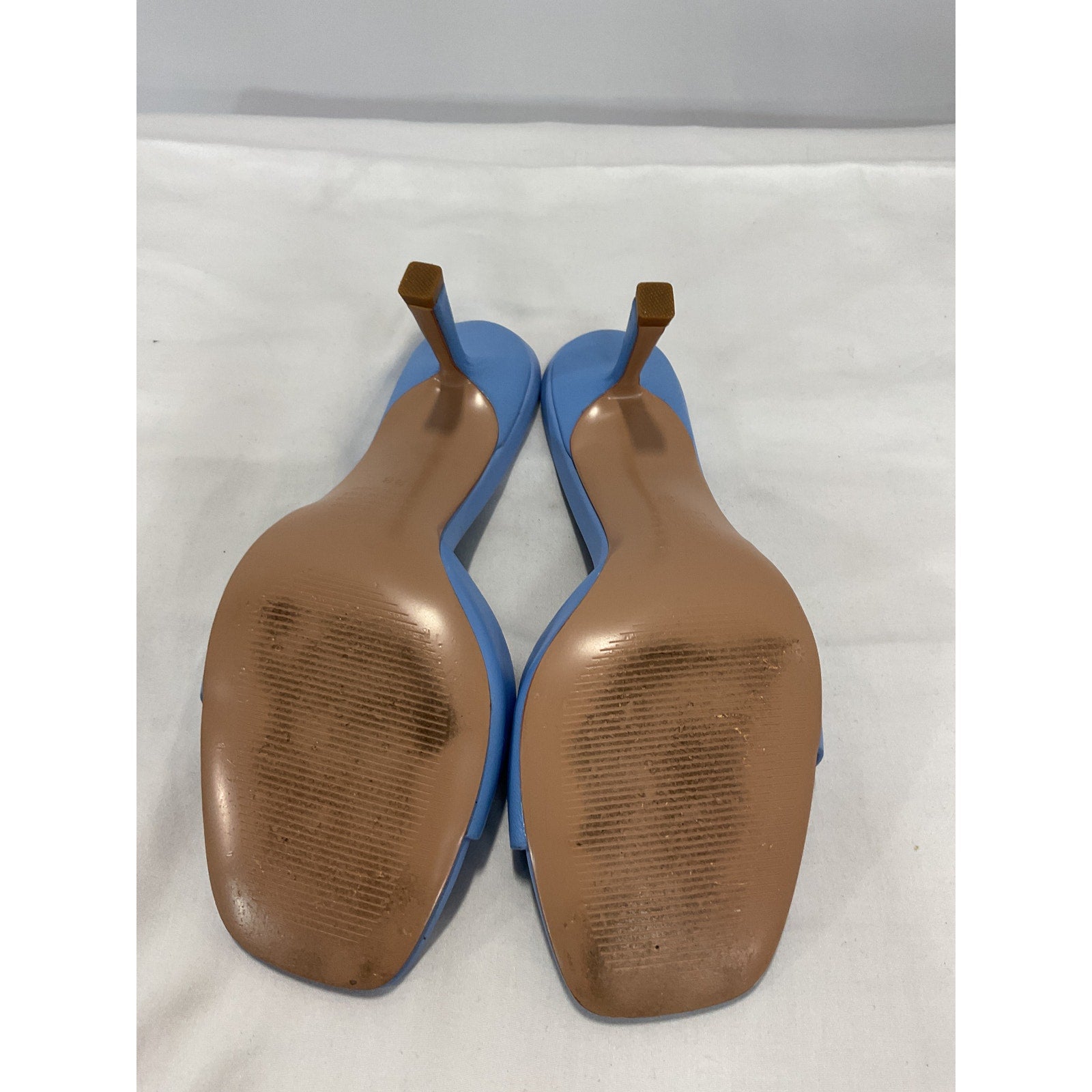 Alias Mae 'Liza' Blue Leather Mule Sandal Size 8