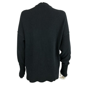 Pistola Oversized Black Darya Crewneck Sweater Size XS