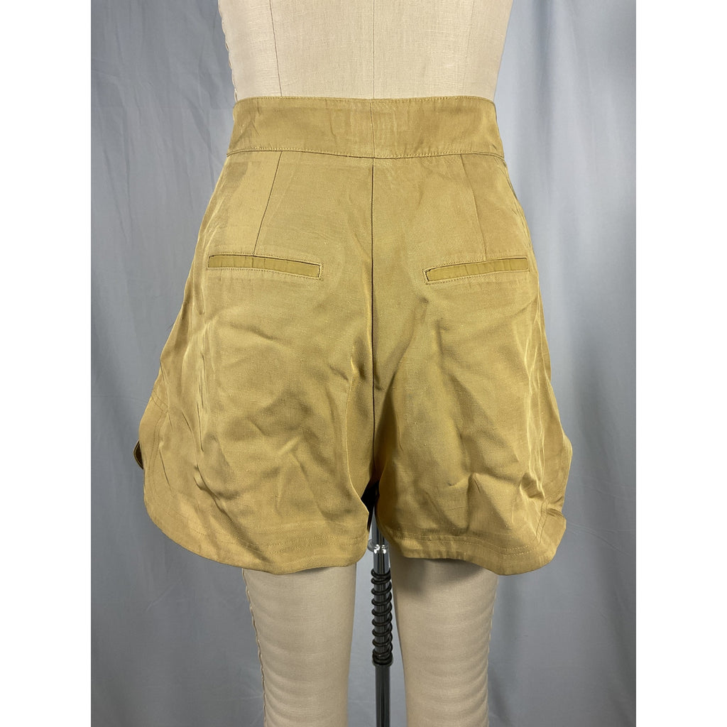Shona Joy 'Matilda' Tan Asymmetrical Short Size 6