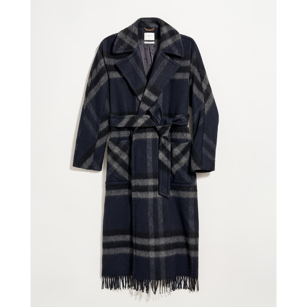 Billy Reid 'Car Blanket' Black Coat Size L