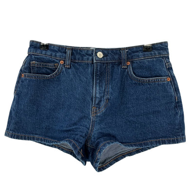 Reformation Stretch Blue Annie Shorts Size 26