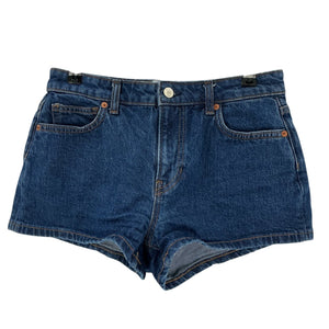 Reformation Stretch Blue Annie Shorts Size 26