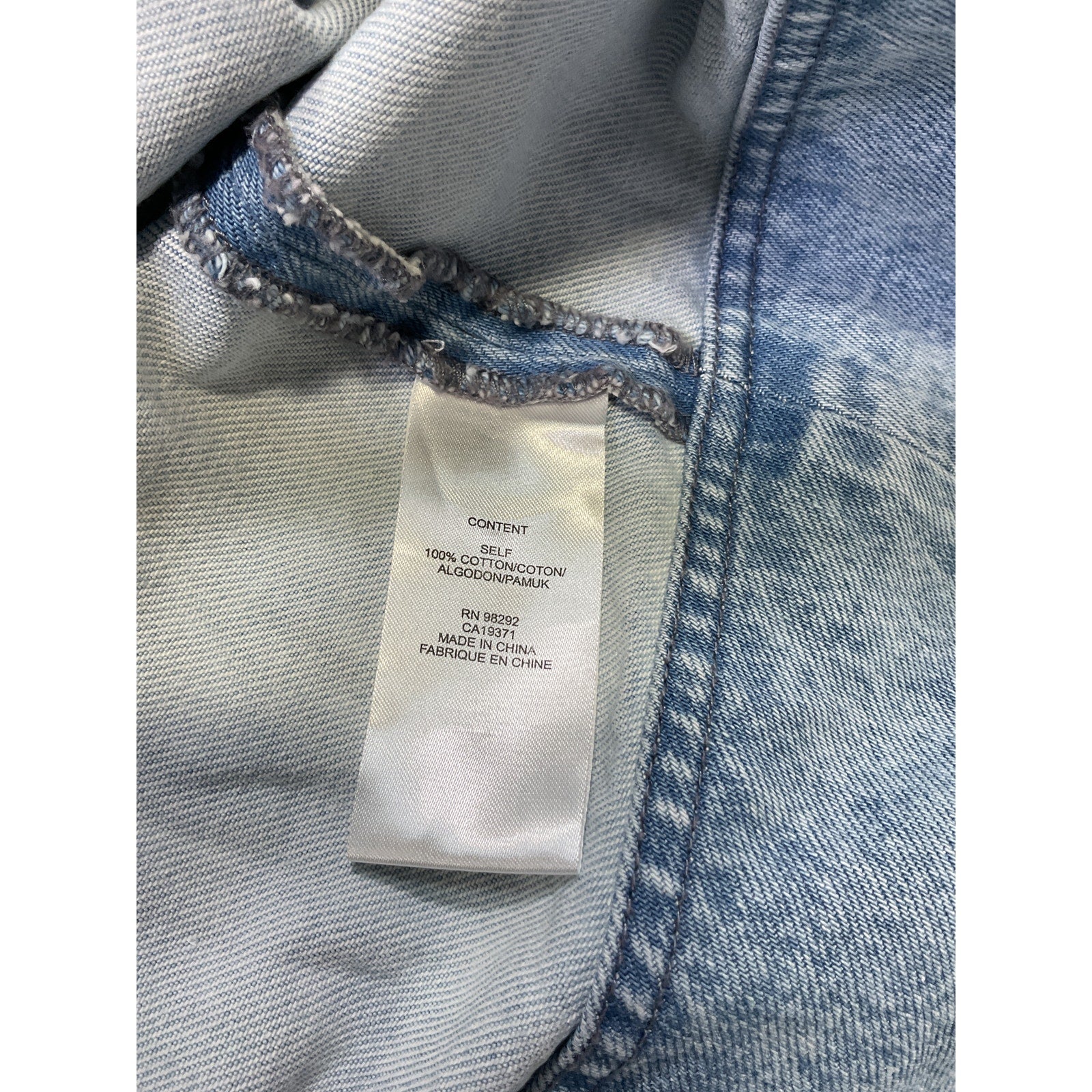 Tibi Acid Iceburg Denim Blue Cotton Sculpted Skirt Size 12