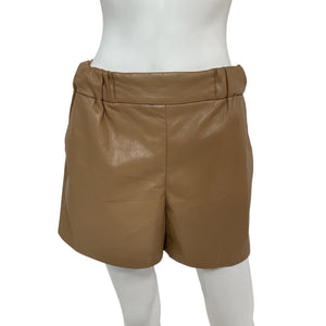 Anine Bing Sleek Butterscotch Koa Shorts Size M