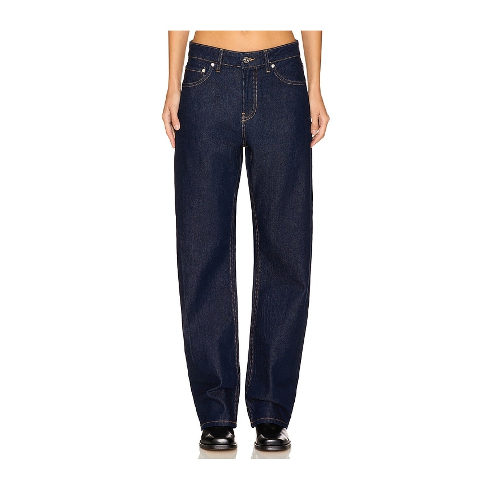 Eb Denim 'Alida' Blue Loose Bowed Denim Jean Size 26 - NWT