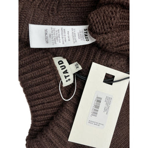 Staud Cozy Brown Wilson Sweater Size XS