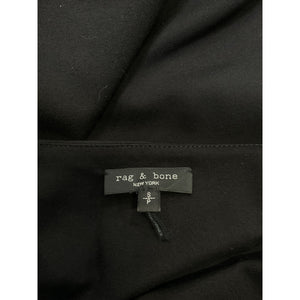 Rag & Bone 'Irina' Black One-Shoulder Ponte Knit Dress Size S