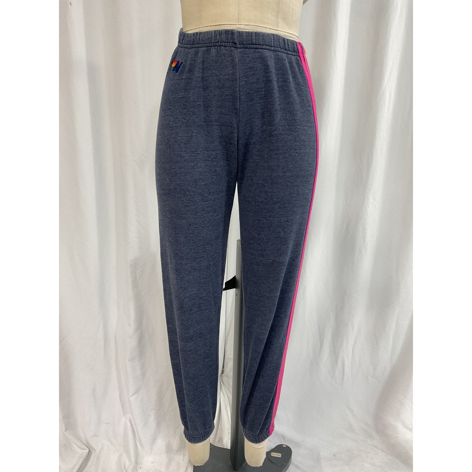 Aviator Nation '5 Stripe' Grey Sweatpants Size XS