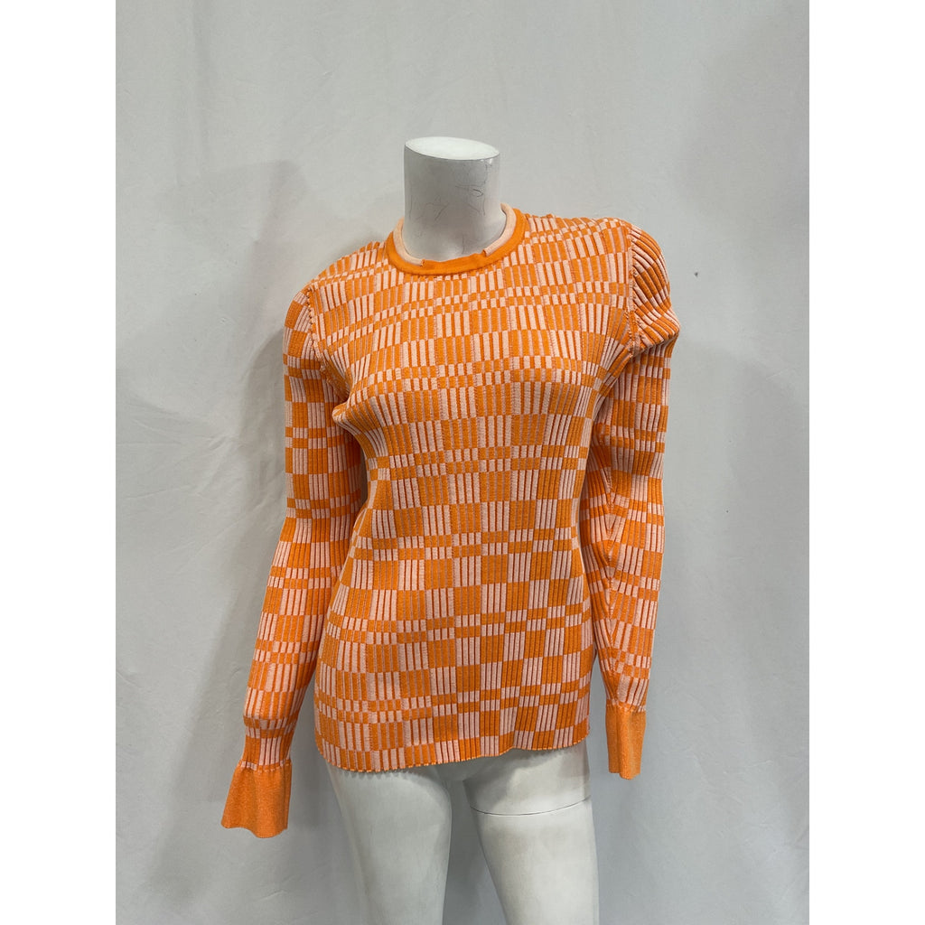 Jacquemus 'Gelati' Orange Long Sleeve Top Size S