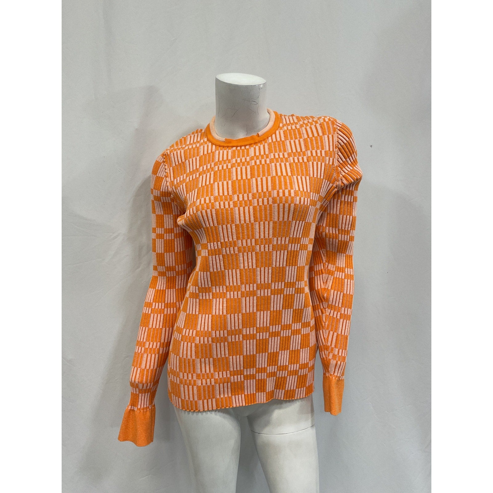 Jacquemus 'Gelati' Orange Long Sleeve Top Size S