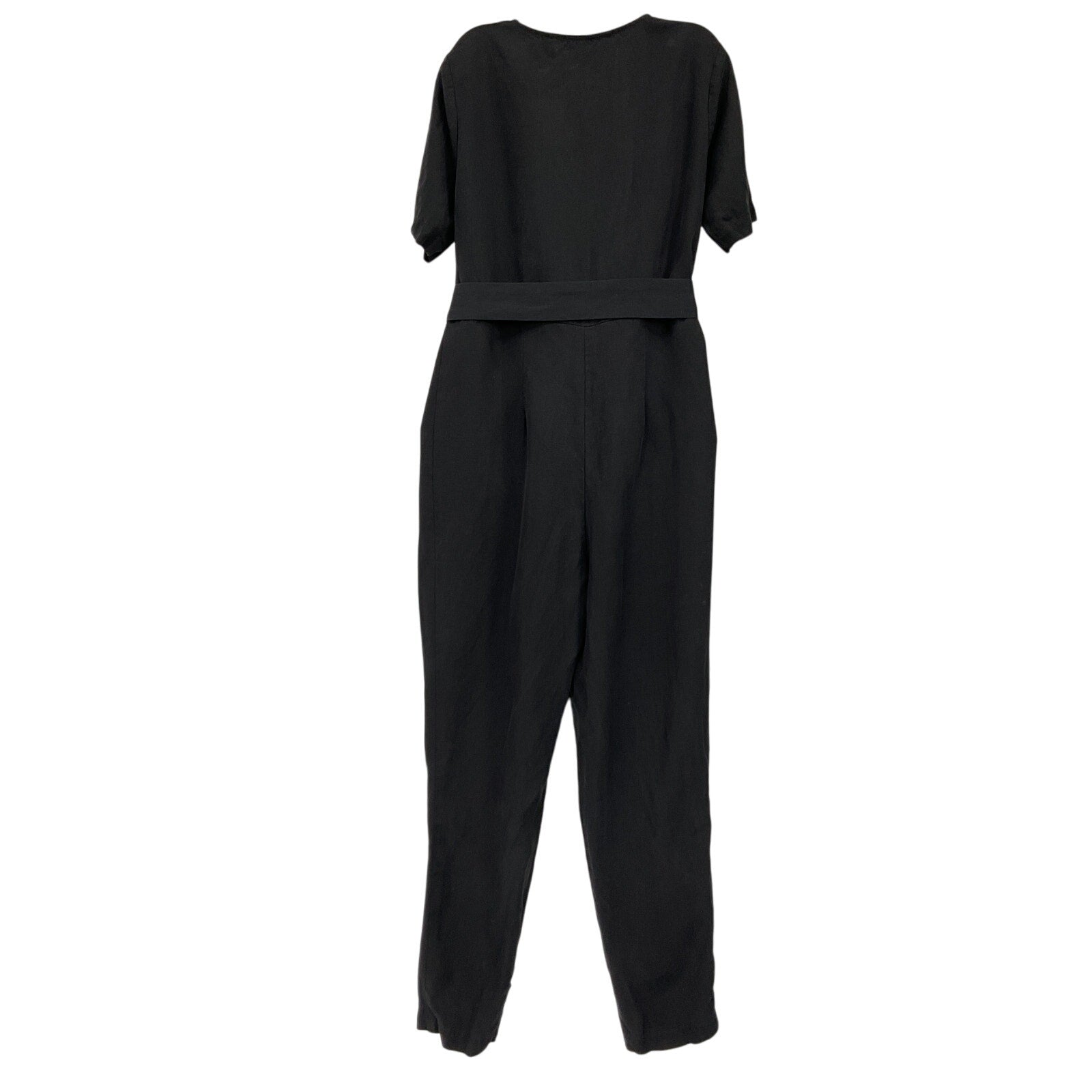 Hatch 'The Noelle' Black Tencel Jumpsuit Size 0