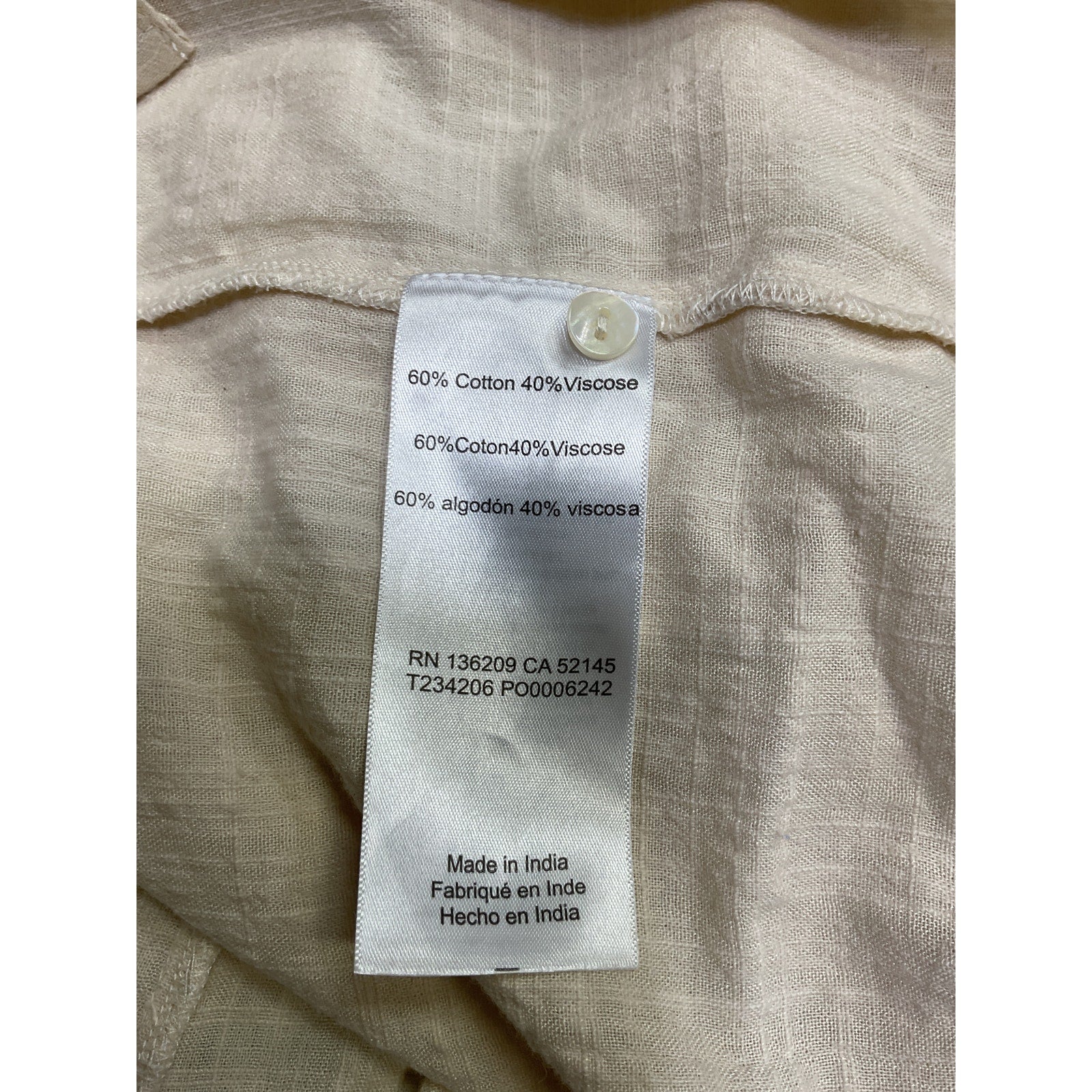 Hatch 'The Sydney' White Maternity Top Size 0