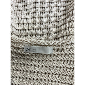 Onia 'Linen' Tan Linen Knit Tote